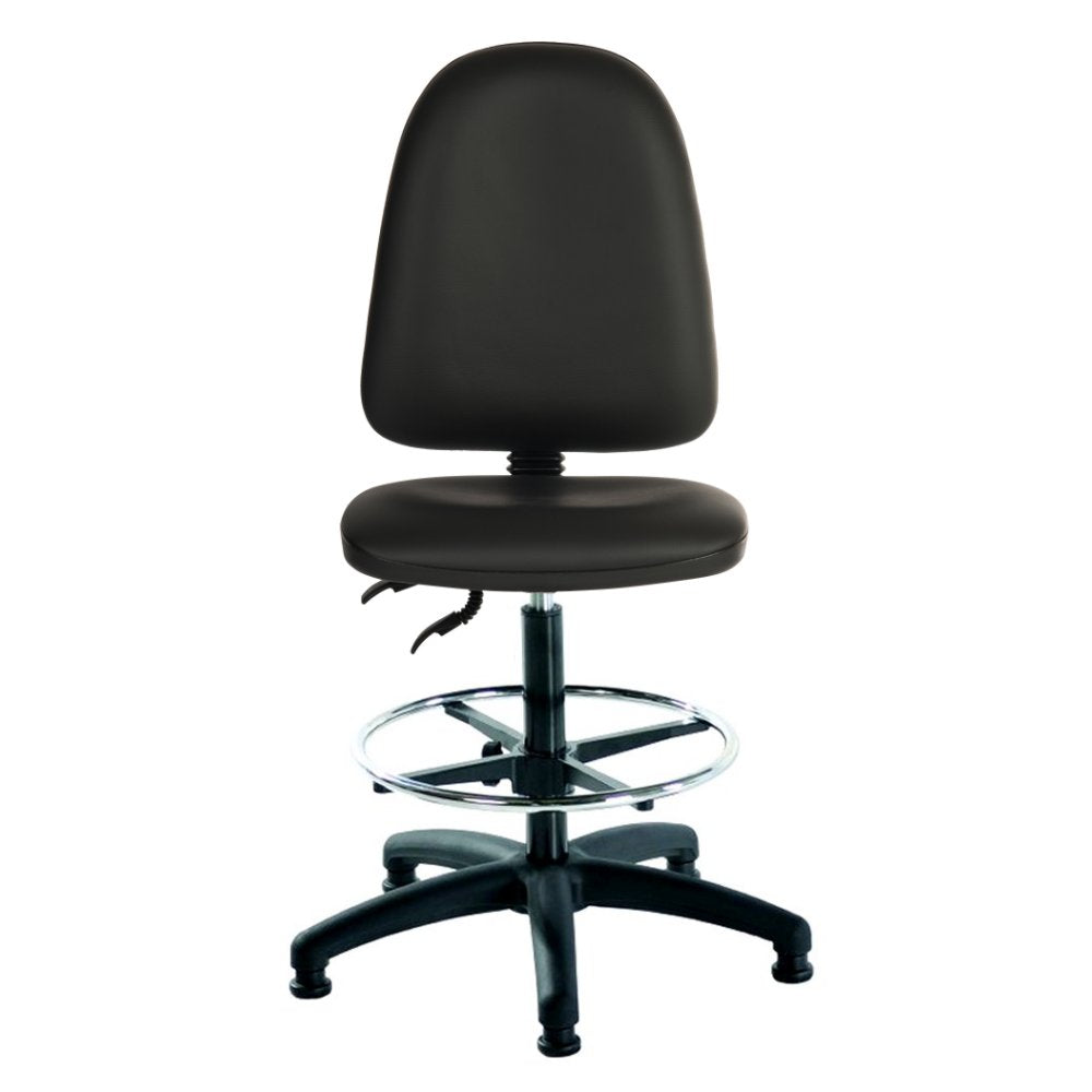 Lab Space - Mist 2 Vinyl Draughtsman Chair image 1