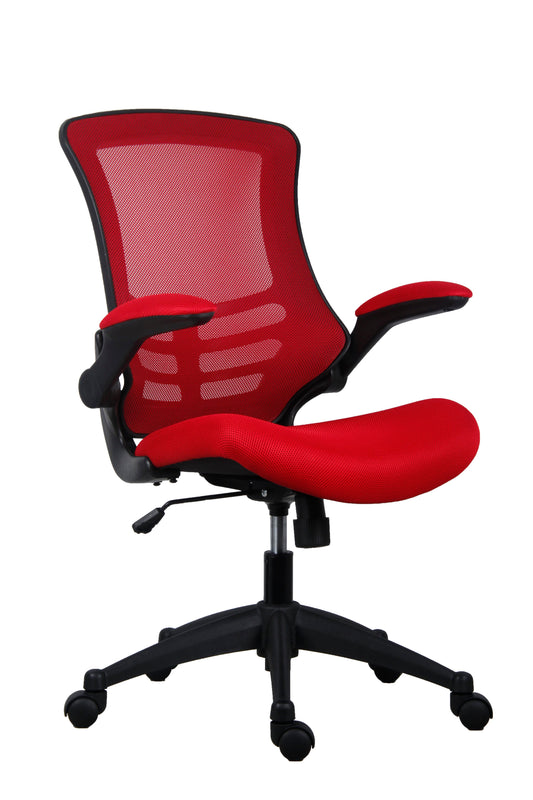 Marlos Mesh Back Office Chair With Folding Arms image 0