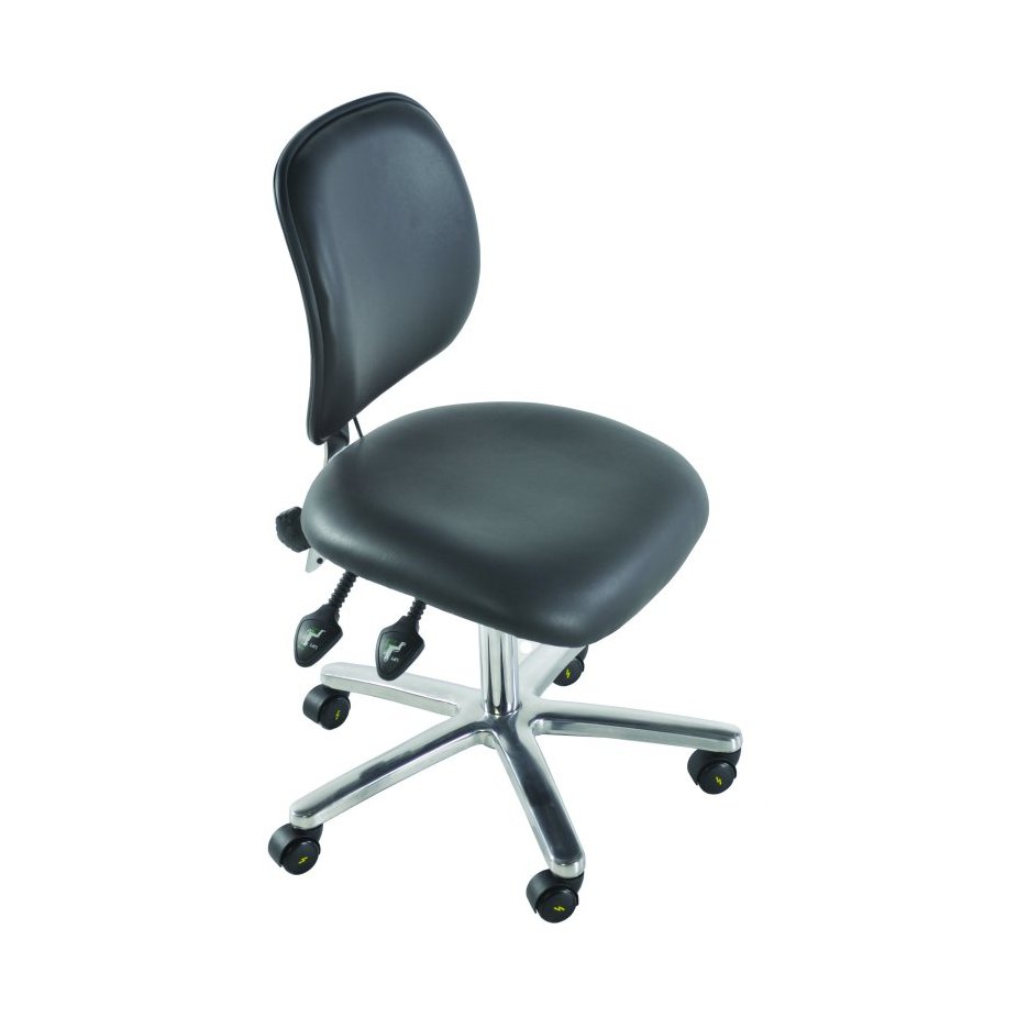 Medium Back Vinyl ESD Chair image 0