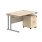 Core Desk & 2 Drawer Bundle image 1