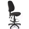 High Back Fabric Draughtsman Chair