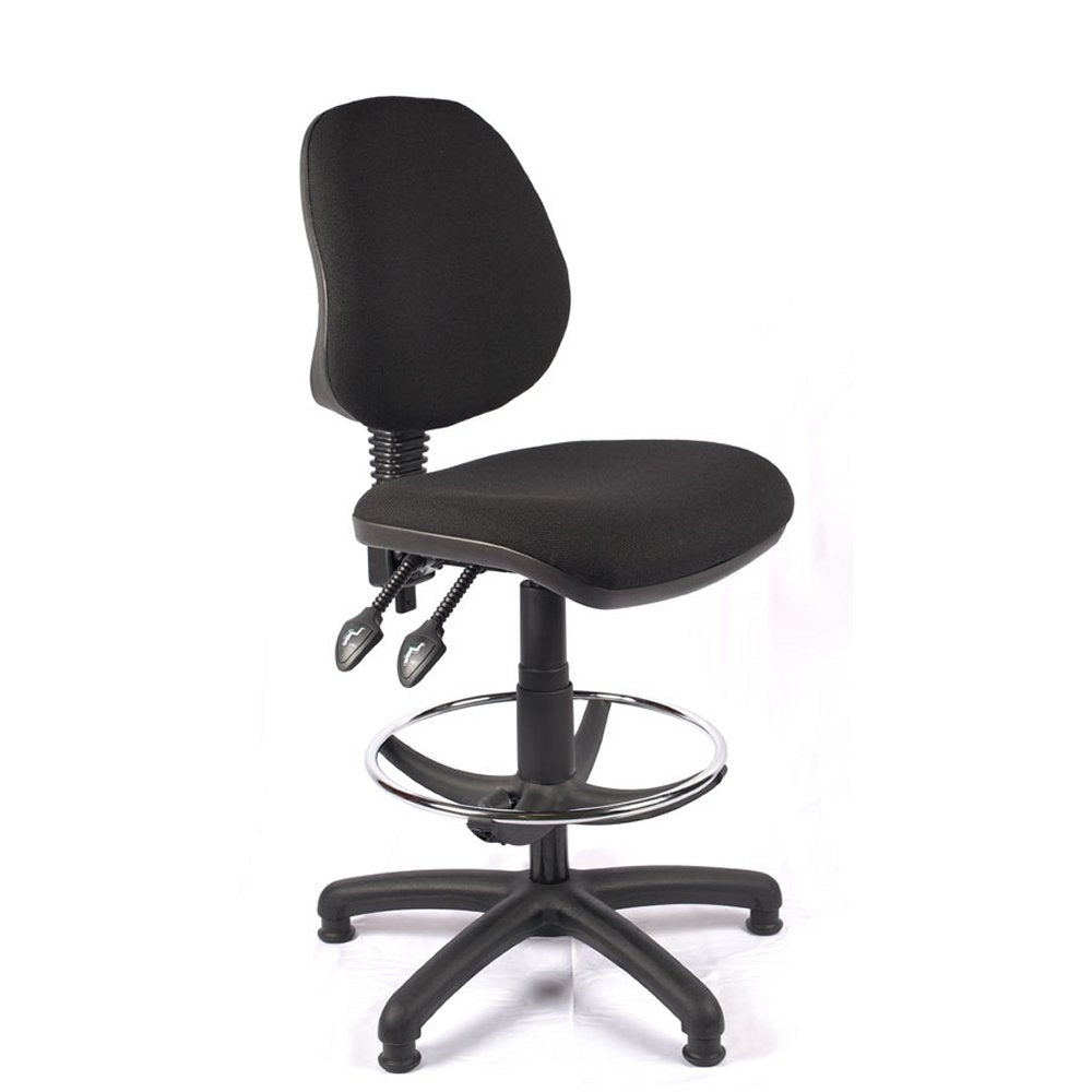 Medium Back Fabric Draughtsman Chair